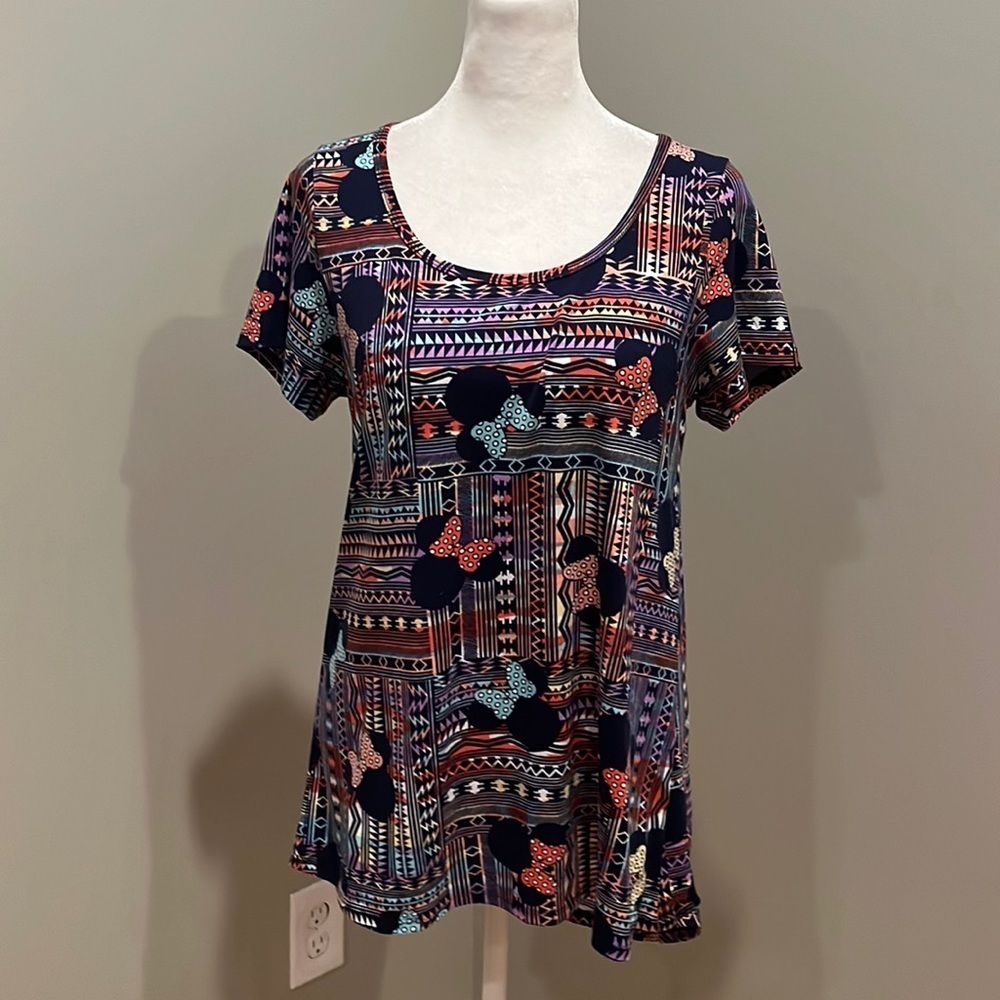 LulaRoe Disney Mini Mouse Short Sleeve Top